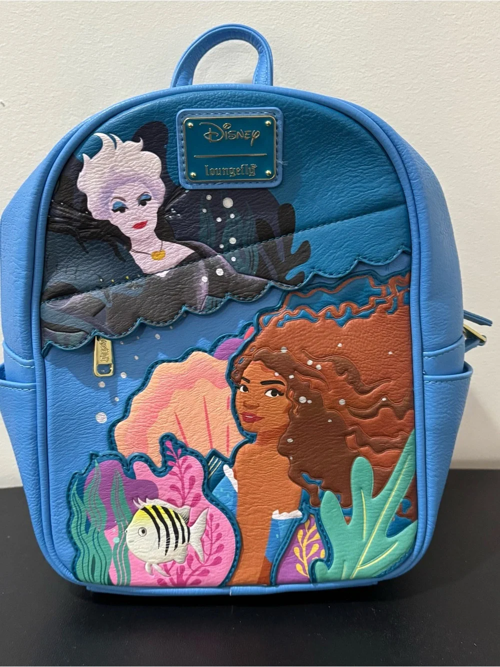 Disney Loungefly The Little Mermaid Live Action Film Blue Multicolor Backpack